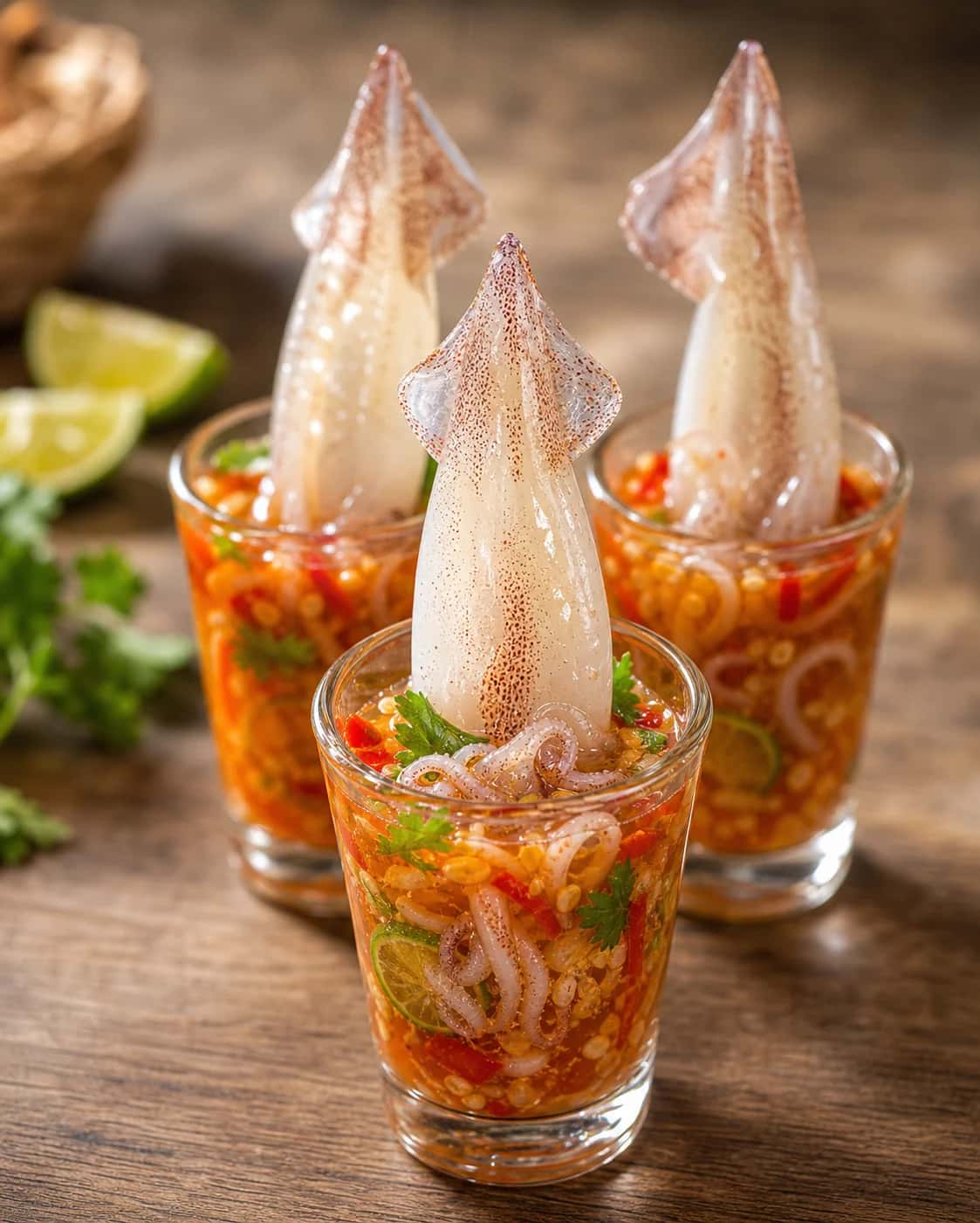 Mực Nhảy Sốt Thái